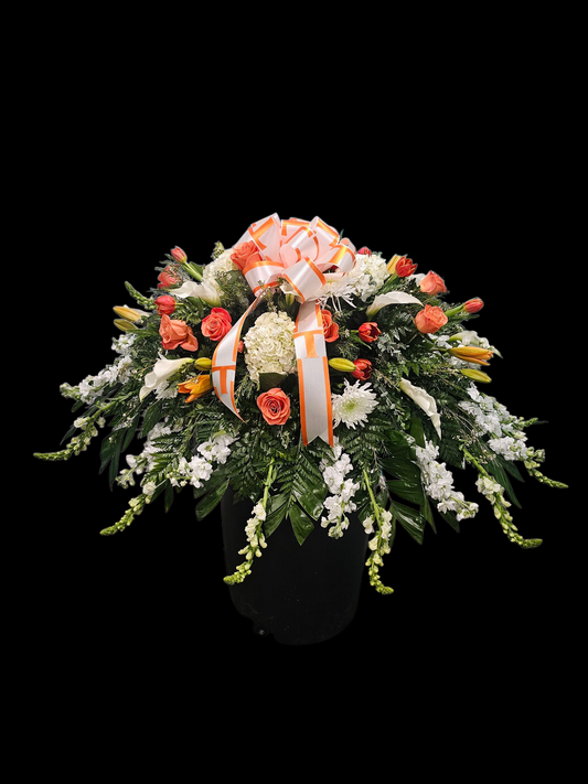 Loving Remember Casket Spray